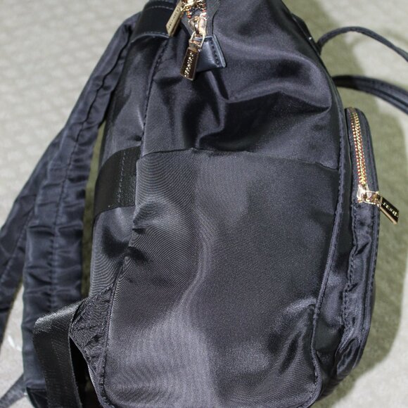 Joan & David Black Nylon Laptop Travel Backpack Bag EUC - Picture 7 of 15